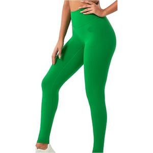 Leggings pour femmes à logo personnalisé très demandés, en spandex/polyester, taille haute, tissu respirant, décontractés pour l'hiver, pour le sport, le yoga, unis - Product Image 5
