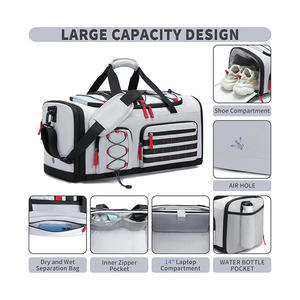 Bolsa Mujer Hombre Deporte Kitbag Duffel Zapato Compartimento. - Product Image 2