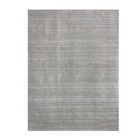 Top-Angebot 2023 Handgewebter Seide/Wolle Teppich mit Tufting, Schnittflor und Schlingenflor, Modernes Design, Rutschfest, Waschbar, Mittlerer Flor, Silber, Rechteckiger Bereich