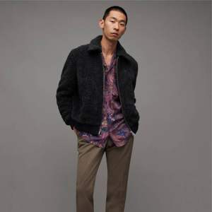 Chaquetas de bombardero en blanco con logotipo personalizado para hombre, prendas de vestir ligeras ajustadas informales, ropa deportiva, abrigo, chaqueta de béisbol transpirable - Product Image 1