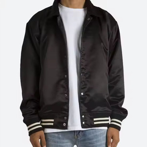 Vestes d'université en satin pour hommes à la mode qualité durable en gros meilleurs modèles produit célèbre utilisé - Product Image 3