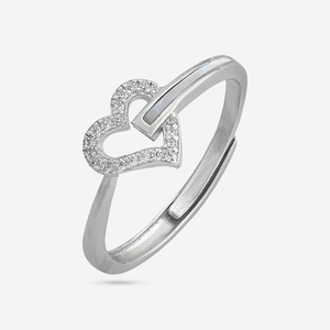 92.5 Silver Finger <b>Ring</b> Classic Rose Gold & Gold Plated Zircon Inlay with Claw Setting Gift Product <b>Name</b> 191245 - Product Image 6