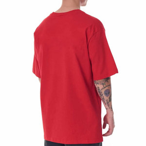 Cómoda Camiseta de algodón 100% con hombros caídos, diseño único, Camiseta holgada de verano con hombros caídos para hombres - Product Image 3