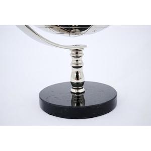 Silver <b>Globe</b> Models Gifts Set Rotatable Metal Desktop <b>Globe</b> With Stand Table Decorative Items Office Supplies Gift Accessories - Product Image 4