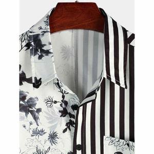 Durable <b>Hawaiian</b> T-<b>Shirt</b> Comfortable Slim Fit <b>Hawaiian</b> T-<b>Shirt</b> Men Clothing Casual Plain <b>Hawaiian</b> T-<b>Shirt</b> Pakistan - Product Image 3