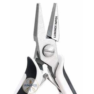 Alicates de Punta Plana de Acero Inoxidable Serie Pro de Durston |   Herramienta de Mordazas Suaves de Alta Precisión para la Fabricación de Joyas y el Moldeado de Metales - Product Image 3