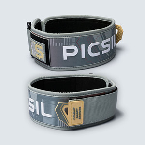 Cinturón de soporte lumbar Picsil Lockpro con logotipo personalizado, EVA y nailon para levantamiento de pesas - Product Image 1
