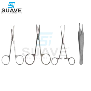 L'hôpital en acier inoxydable de qualité usine utilise un ensemble médical de 17 pièces d'instruments de chirurgie plastique par SUAVE SURGICAL INSTRUMNETS - Product Image 3