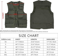 POT FOUR INTERNATIONAL Gilet de chasse unisexe personnalisé en coton imprimé camouflage, multi-poches, vêtement décontracté d'hiver respirant