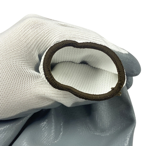 Guantes de seguridad de trabajo con revestimiento de nitrilo de poliéster industrial con logotipo personalizado equipo de protección de jardinería reutilizable uso al aire libre envío gratis - Product Image 4