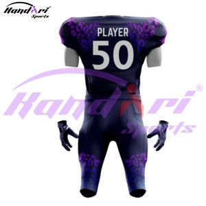 Diseño de uniforme de fútbol americano personalizado, uniforme de fútbol barato para jóvenes, nombre de jugador de equipo personalizado, uniforme de fútbol americano - Product Image 6
