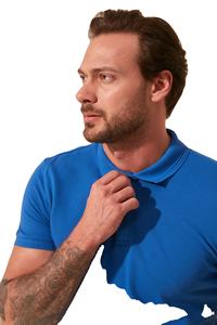 Polo pour hommes pour tenue décontractée à manches courtes en coton élégant Designer respirant séchage rapide grande taille polos pour hommes personnalisés - Product Image 3