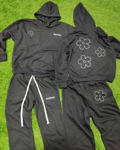 Chándal de algodón 100% de gran tamaño personalizado de la industria rápida, envío rápido, servicio OME, tela térmica transpirable, Invierno pesado - Product Image 2