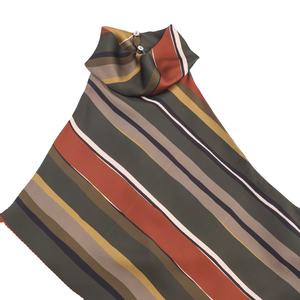 Nouvelle Collection Automne 2025 – Débardeur Tissé Décontracté Style Resort Respirant et Écologique, Sans Bretelles, à Ourlet Asymétrique et Rayures - Product Image 4