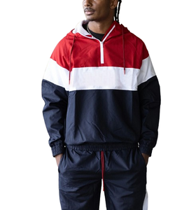 Venta al por mayor de chándal deportivo informal para hombre con logotipo personalizado 100% algodón, Jersey cortavientos, talla adulta - Product Image 2