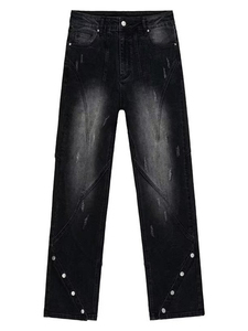 Pantalones vaqueros OEM de verano para hombre recién llegados con diseño único estilo de calle alta Pantalones vaqueros de alta calidad para Hombre Ropa al por mayor - Product Image 5