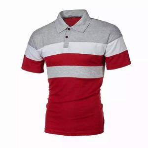 Chemise de luxe pour hommes 220gsm Piqué de coton épais Séchage rapide Décontracté Manches courtes Coupe moderne OEM/ODM Broderie personnalisée - Product Image 3