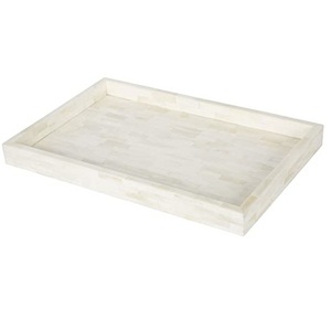 Bone Inlay Customised Serving Indian Handmade Tray in Various <b>Colours</b> BEST SELLING BONE INLAY SERVING TRAY NEW BONE INLAY - Product Image 5