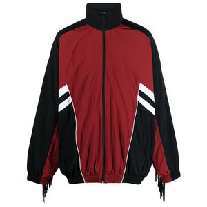 Chaqueta Cortavientos Deportiva Unisex con Capucha, Transpirable, con Cordón Ajustable, Diseño de Parches, Personalizable con Logotipo OEM - Product Image 5