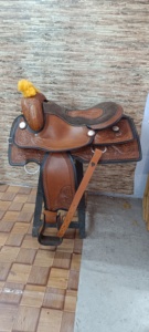 Premium Genuine Leather Handmade Designer Durable Comfortable Racing Western English Horse Saddle <b>Plastic</b> <b>Tree</b> - Product Image 4