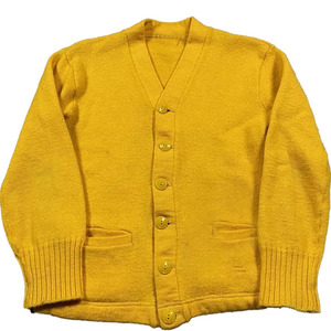 Suéter de Punto Amarillo Informal de Alta Calidad para Hombre y Mujer, Diseño Personalizado, Cárdigan Transpirable - Product Image 1
