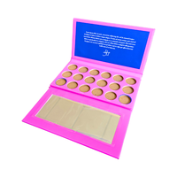 Hochwertige Großhandel benutzer definierte Logo Mini leere Make-up Lidschatten Palette Box magnetische recycelte Materialien Matt Laminierung Prägung