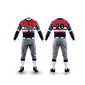 Uniforme de Béisbol Personalizado para Hombre, Jersey y Pantalón Cómodos, Diseño Personalizado para Equipos, 2026 - Product Image 1