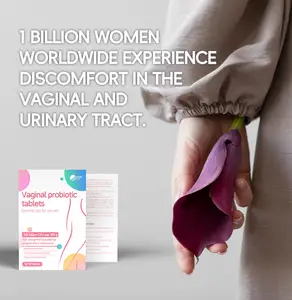 Label pribadi perawatan bagian pribadi wanita, pil Yoni Pops menenangkan Vagina detoks pembersih probiotik Vagina
