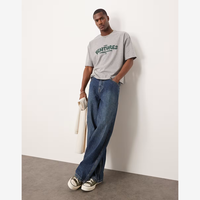 Meilleures ventes : T-shirts graphiques surdimensionnés 100 % coton pour hommes, qualité export, motif tricoté personnalisable, respirants, OEM/ODM
