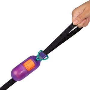 Distributeur de sacs à déjections canines H3D 2.0 écologique et luxueux, portable et durable, en plastique et silicone, pour chiens et chats - Product Image 3