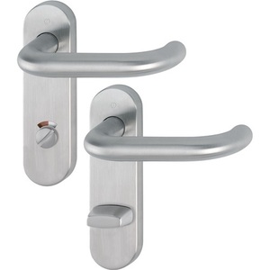 ชุดมือจับคันโยกสั้นสแตนเลส Paris E138/353KH F69 RWSK/OL ทรงโค้งโดย HOPPE - Product Image 1