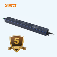 Alimentation LED étanche YSD IP67 110V/220V AC/DC 100W, Driver LED 12V 24V Mince et Ultra-Fin pour Éclairage LED