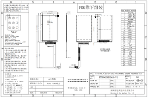 720x1280ส่งสัญญาณหน้าจอ TFT LCD ขนาด6นิ้วสำหรับการเชื่อมต่อแบบ MIPI - Product Image 4