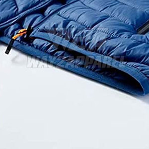 Veste d'hiver sur mesure avec votre propre logo pour hommes, veste imperméable et décontractée, couleur unie - Product Image 4