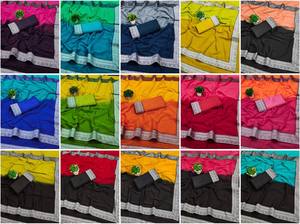 Saree en polyester à prix d'usine à forte demande en direct d'Inde pour les fêtes et les mariages vêtements indiens et pakistanais - Product Image 6