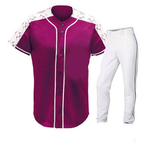 Uniforme de Béisbol Juvenil de buena calidad, uniforme de béisbol de diseño personalizado de fábrica OEM, ropa de hombre, uniforme de béisbol - Product Image 3