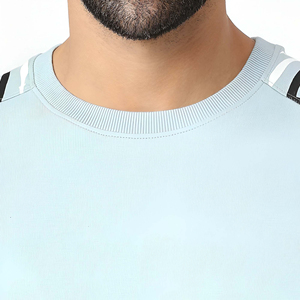 Conjunto de 2 Piezas de Verano para Hombre, Camiseta de Manga Corta y Pantalones Cortos de Tela Tejida Informal, 450g, Venta al Por Mayor - Product Image 6