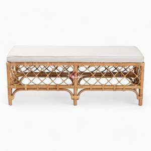 Vente en gros Banc de décoration d'intérieur en rotin osier vintage au design minimaliste fabriqué au Vietnam - Product Image 2