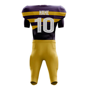 Uniforme de fútbol americano personalizado de alta calidad 100% poliéster transpirable sublimación diseño precio - Product Image 6