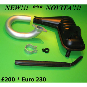 Escape deportivo completo 'Casa Clubman' de 42 mm para Lambretta S1 S2 (+S3) - Product Image 1