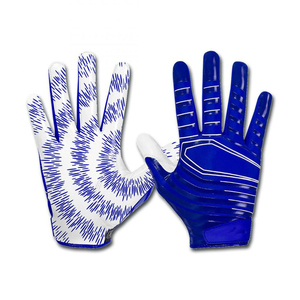 Gants de receveur de football américain professionnels de haute qualité, cuir premium, imperméables, entièrement personnalisables - Product Image 4