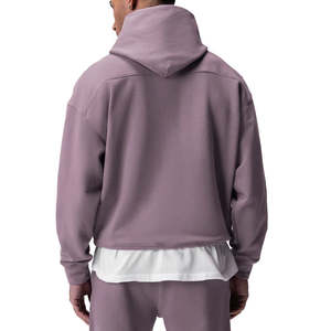 2024 nouveauté personnalisé surdimensionné goutte épaule hommes à capuche de haute qualité 100% coton tenue décontracté pour l'hiver ODM approvisionnement - Product Image 5