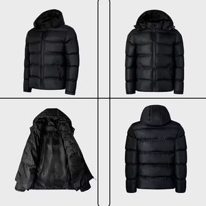 Chaqueta Acolchada Ligera de Diseño Personalizado OEM ODM para Hombre, Chaqueta Acolchada Gruesa y Cálida de Estilo Urbano - Product Image 4