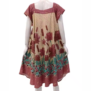 ชุดเดรสสวยเรียบง่ายใส่สบายๆสำหรับผู้หญิงชุดเดรสจากผ้าเรยอนจาก chrysanta - Product Image 3