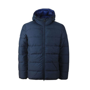 Blouson matelassé décontracté pour homme grande taille avec logo personnalisé 2026, style universitaire, en toile à capuche pour l'hiver, style Letterman, livraison DDP - Product Image 5