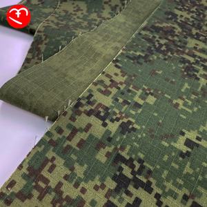 قماش مموه بنقشة "الرجال الخضر الصغار" الروسية، متوفر في المخزون، مصنوع من نسيج TC بوليستر/قطن بنسبة 65/35، منسوج ومطبوع ومقاوم للتمزق (Ripstop)، تكتيكي للزي الرسمي والمعاطف والسراويل - Product Image 5