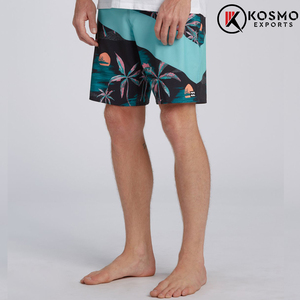 Shorts de Playa para Hombre, Deportivos, Casuales, de Algodón, con Estampado, Shorts de Surf con Bolsillos - Product Image 5