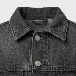 Veste en jean courte décontractée pour femmes, vêtements d'été, coupe ajustée, boutonnée, manches longues, streetwear, service personnalisé OEM, manteau tendance - Product Image 4