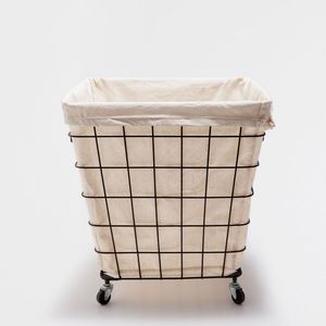 Panier à linge en fer durable de grande taille avec une construction robuste, adapté au linge lourd quotidien - Product Image 2