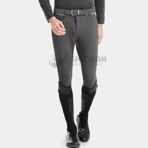 Culotte d'équitation pour homme pantalon d'équitation de haute qualité avec panneaux de préhension renforcés matériau respirant pour usage professionnel - Product Image 5